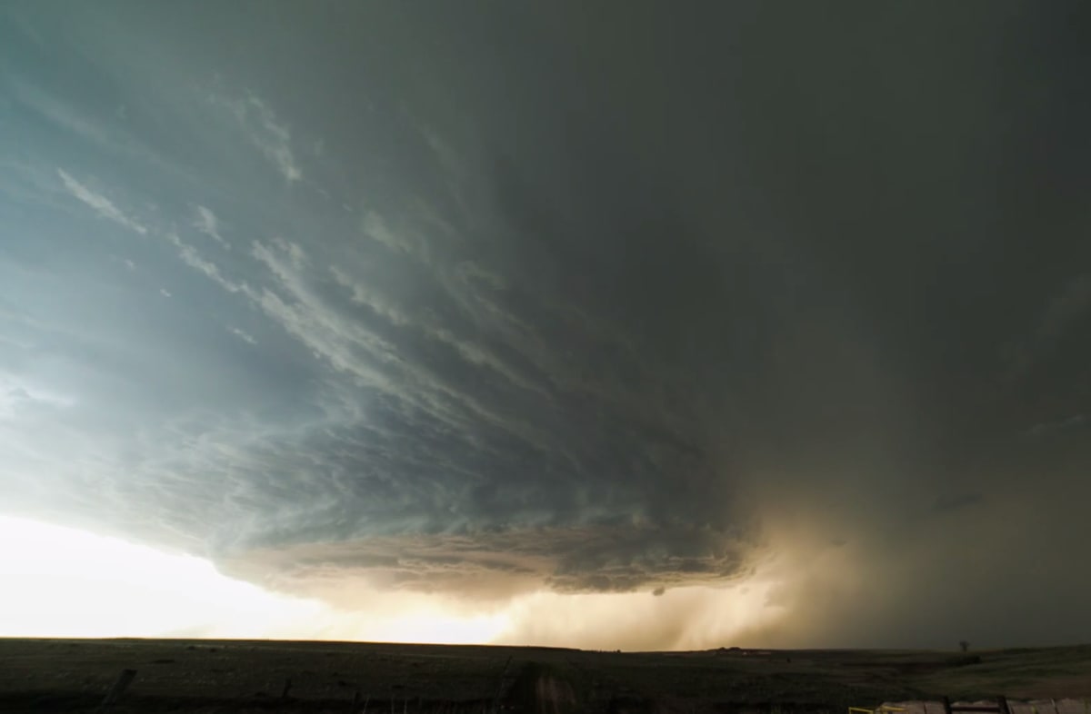 Timelapse of a supercell near Booker, Texas - Mike Olbinski Photography