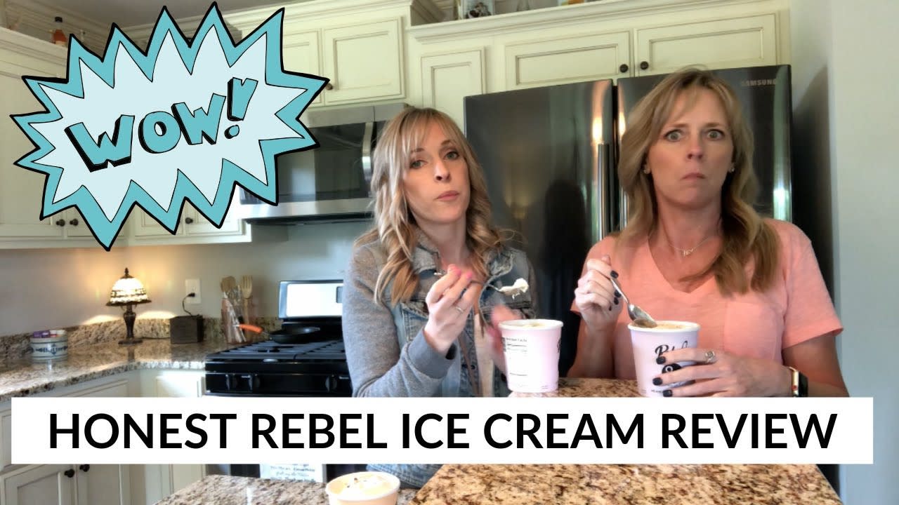 REBEL ICE CREAM REVIEW - Low Carb, Keto Ice Cream Taste Test