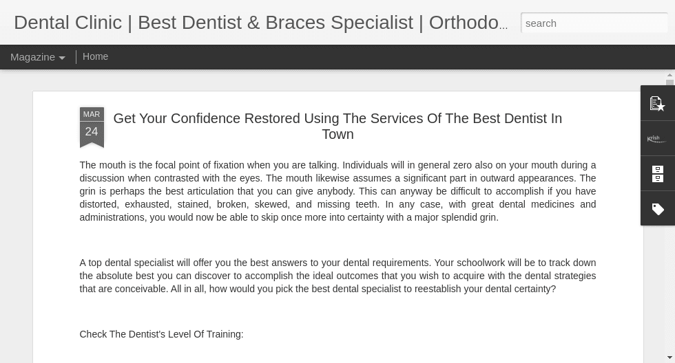 Get Your Confidence Restored Using The Services Of The Best Dentist In Town