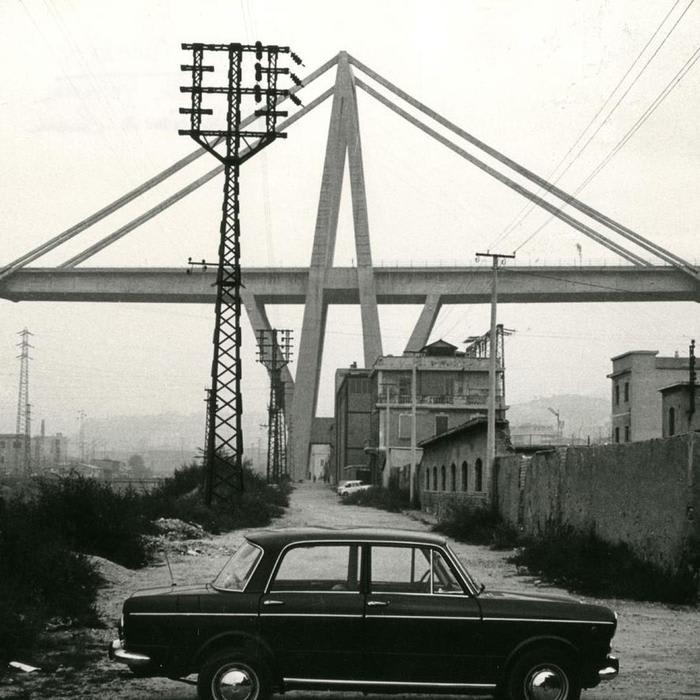 From Domus Archives, the original report on the Morandi viaduct