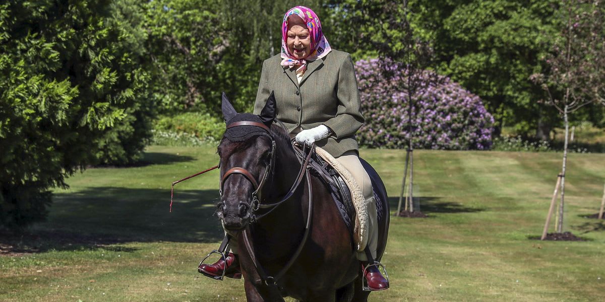 The Queen Was Photographed Riding a Pony at Windsor Castle