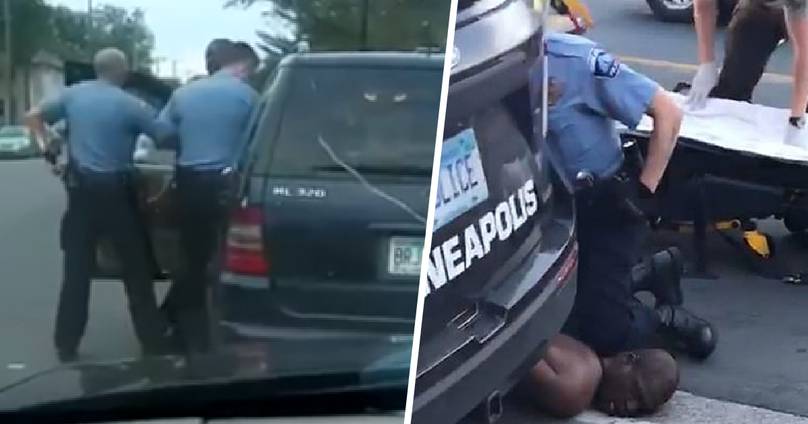 New Footage Shows George Floyd Being Pulled Out Of Car And Handcuffed
