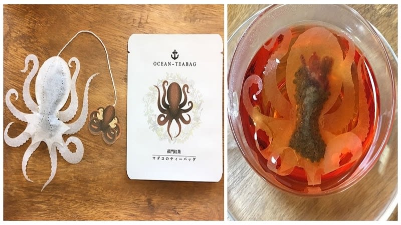 These Awesome Sea Creature Tea Bags Come Alive Inside Your Cup