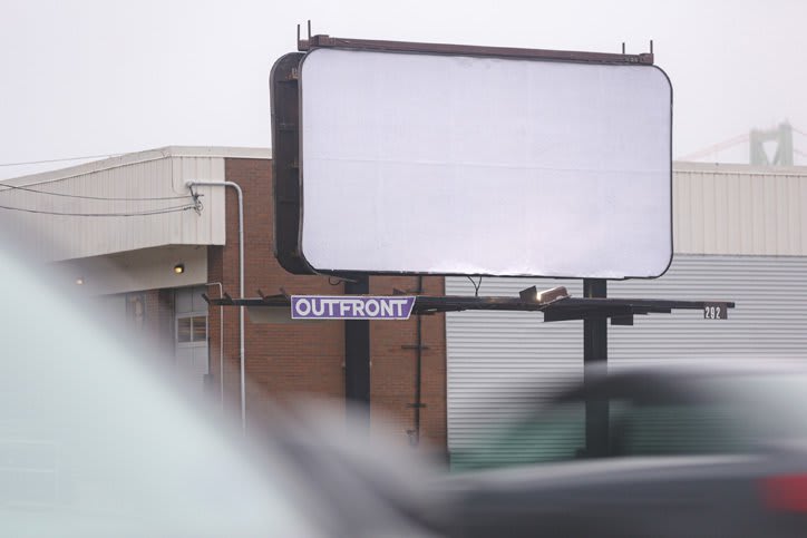 Creative agency buys $10k of blank ad space to give everyone a break from ads
