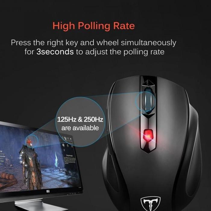 VicTsing MM057 2.4G Wireless Portable Mobile Mouse Optical Mice with USB Receiver
