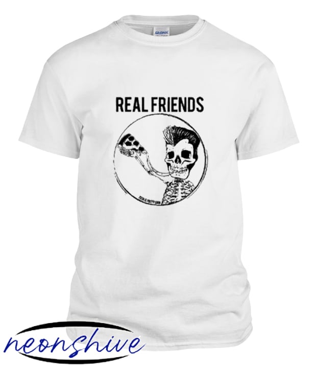 Real Friends Pizza Skeleton T-shirt