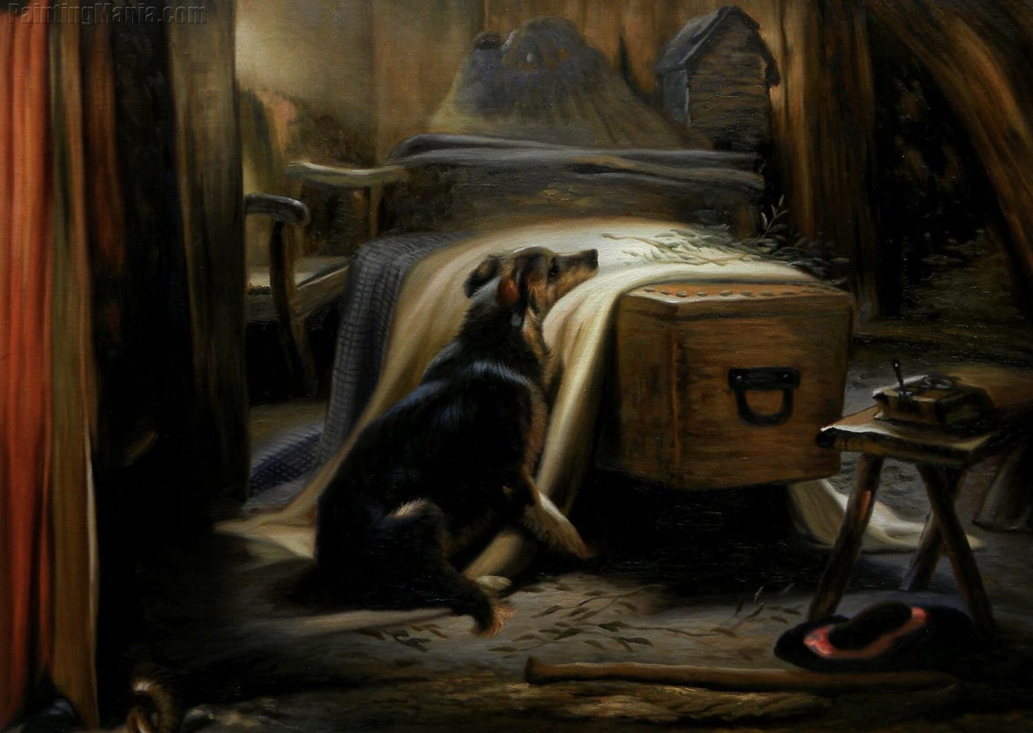 Edwin Henry Landseer, Old Shepherd’s Chief Mourner, 1837