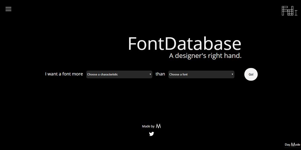 FontDatabase - The hassle of font-hunting, gone ✨