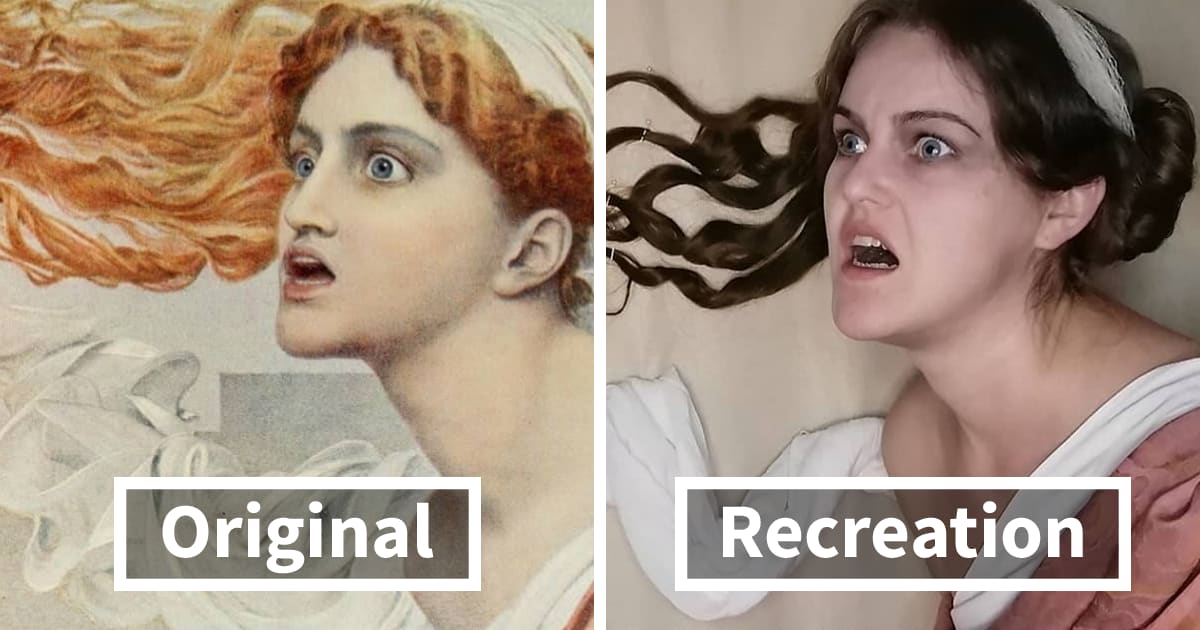 Woman Decides To Recreate One Classical Painting Per Day, Does An Awesome Job (30 Pics)