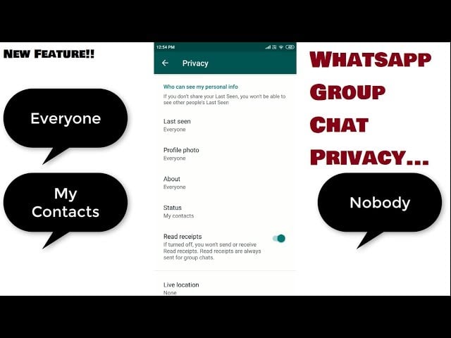 New Whatsapp group chat privacy settings kaise use karein 2019