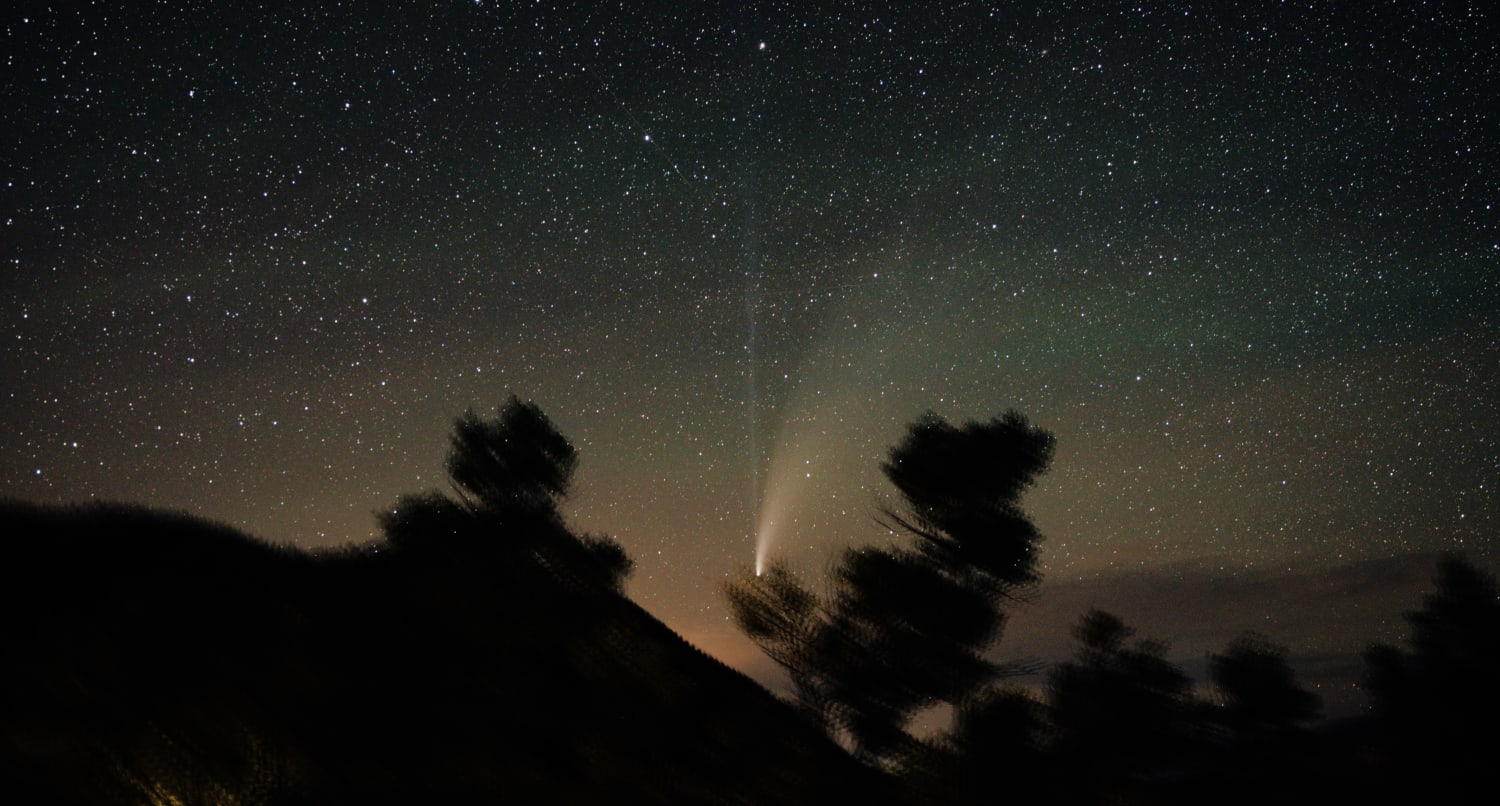 Comet C/2020 F3 NEOWISE from Snowmass Village, Colorado