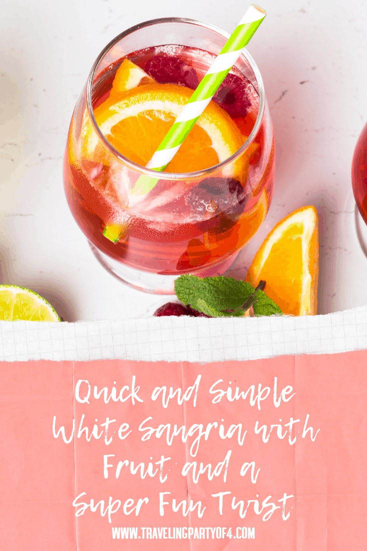 Easy 8 Ingredient White Sangria Recipe