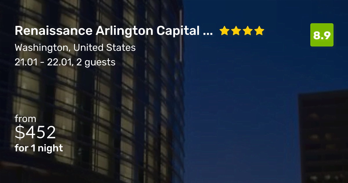 Renaissance Arlington Capital View Hotel (Washington): the best deals and discounts