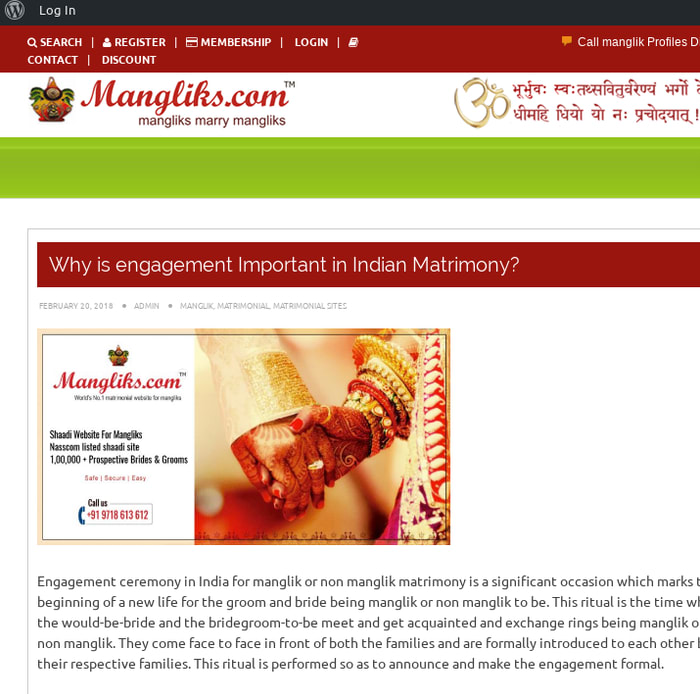 Why is engagement Important in Indian Matrimony?