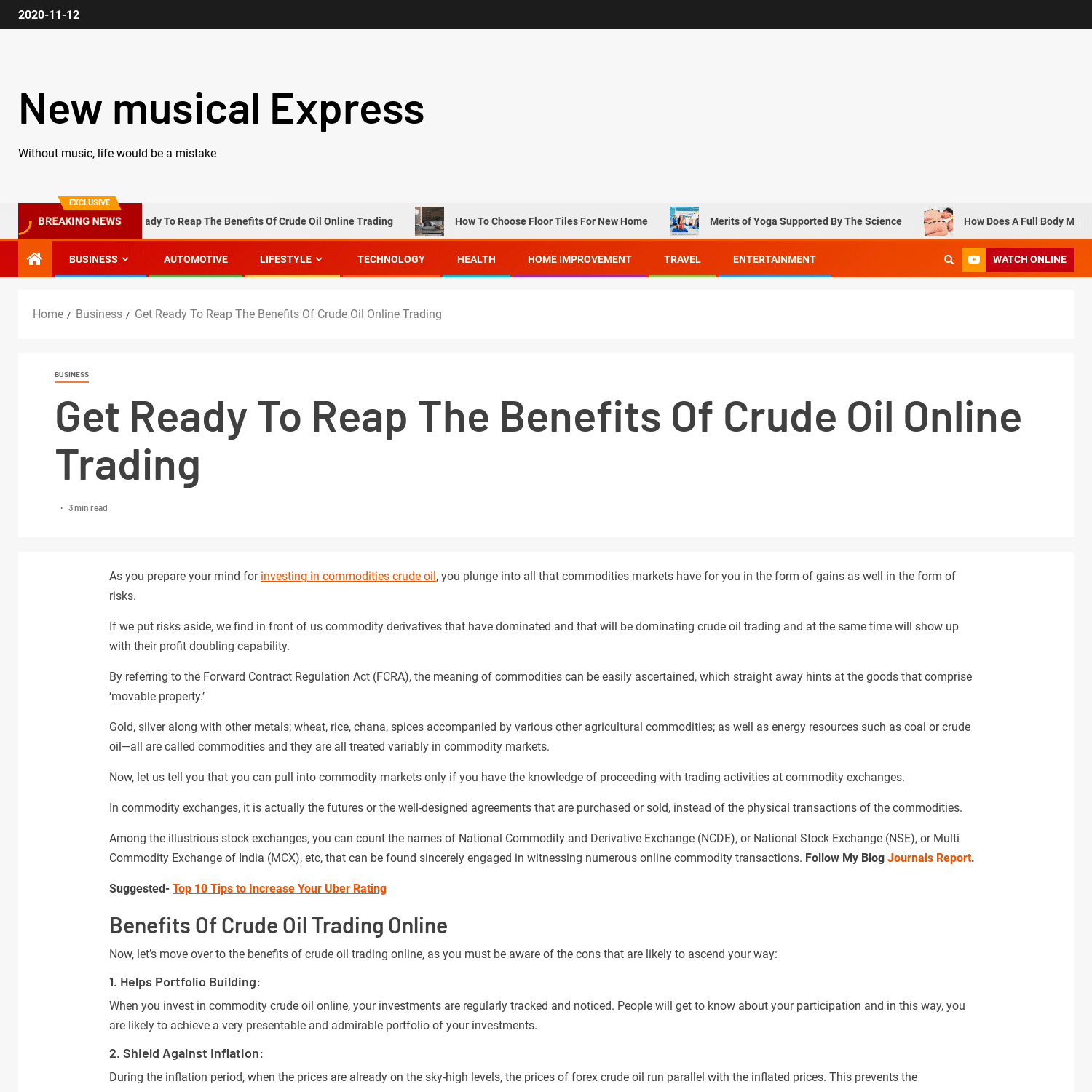 Get Ready To Reap The Benefits Of Crude Oil Online Trading