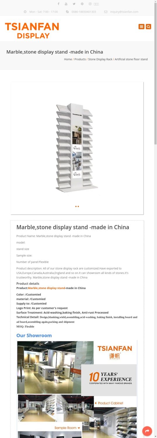 Marble,stone display stand -made in China