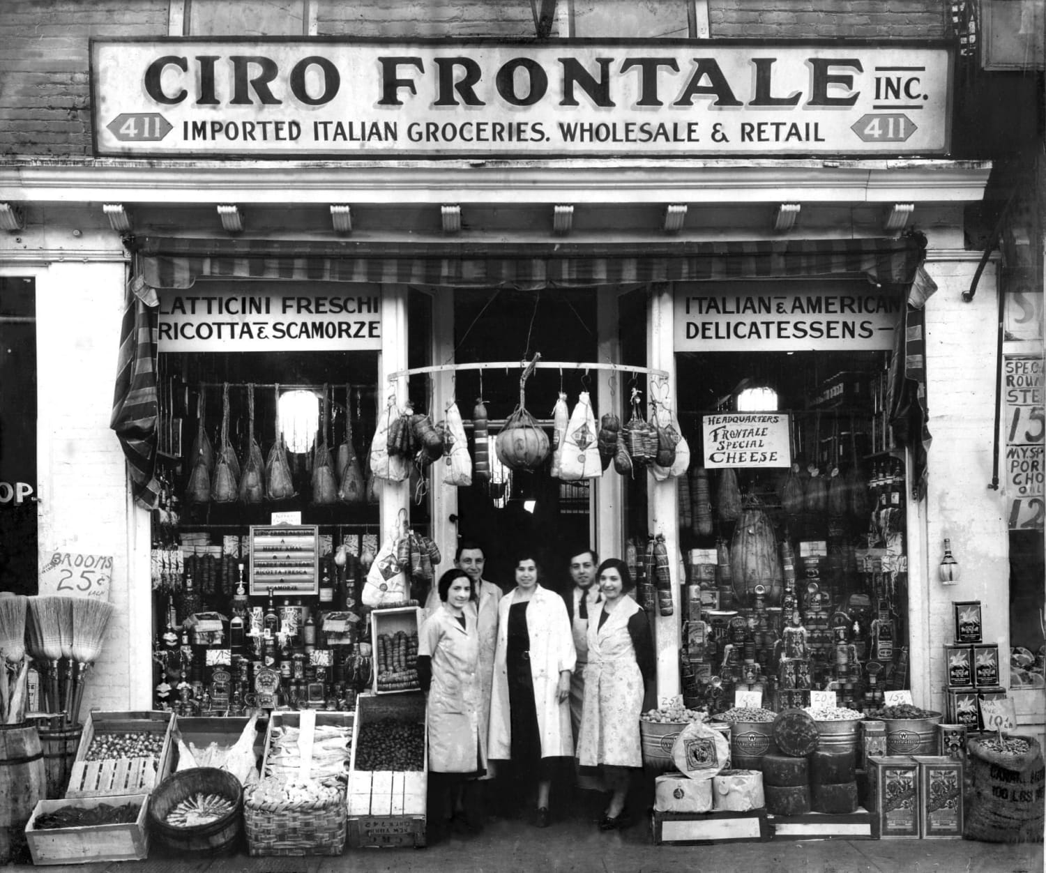 Italian Grocery Store, Syracuse, New York 1930
