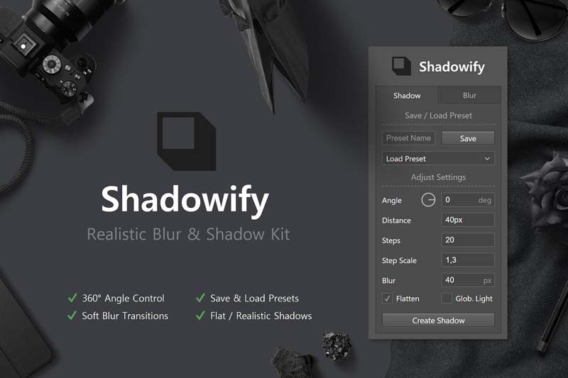 Shadowify - Blur & Shadow Kit Free Download
