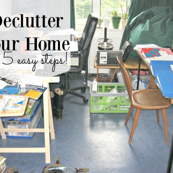 Declutter Your Home in 5 Easy Steps - Long Wait For Isabella