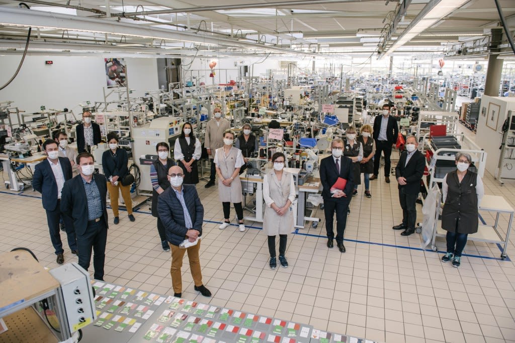 Louis Vuitton Reopens French Production Sites to Make Masks