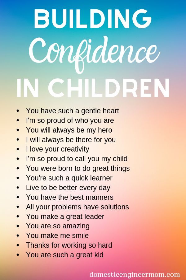 How To Build Confidence In Children