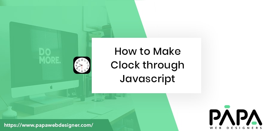 How to make clock through javascript?