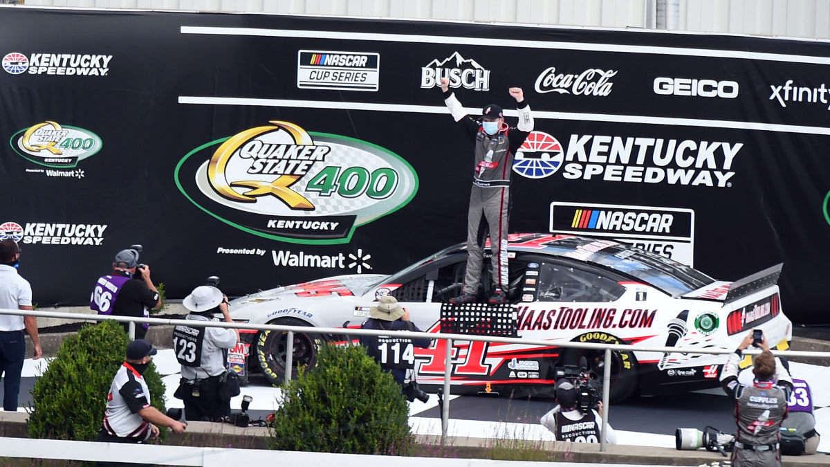 NASCAR Cup Rookie Cole Custer Wins in Upset at Kentucky