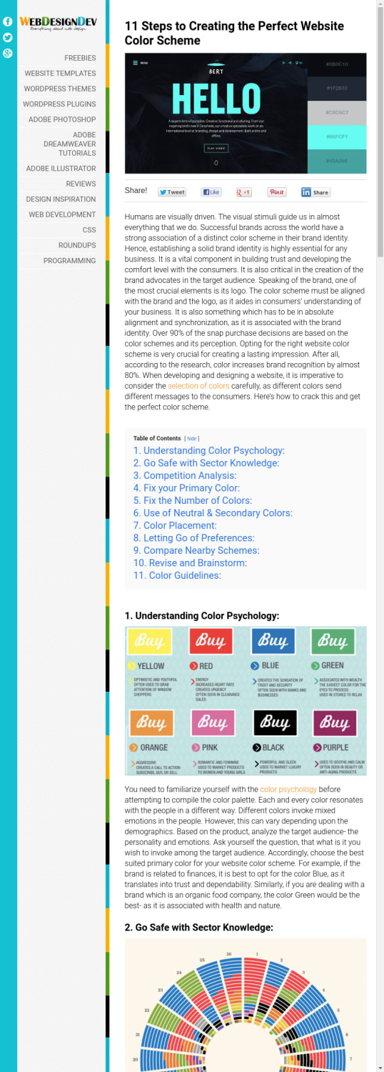 11 Steps to Creating the Perfect Website Color Scheme