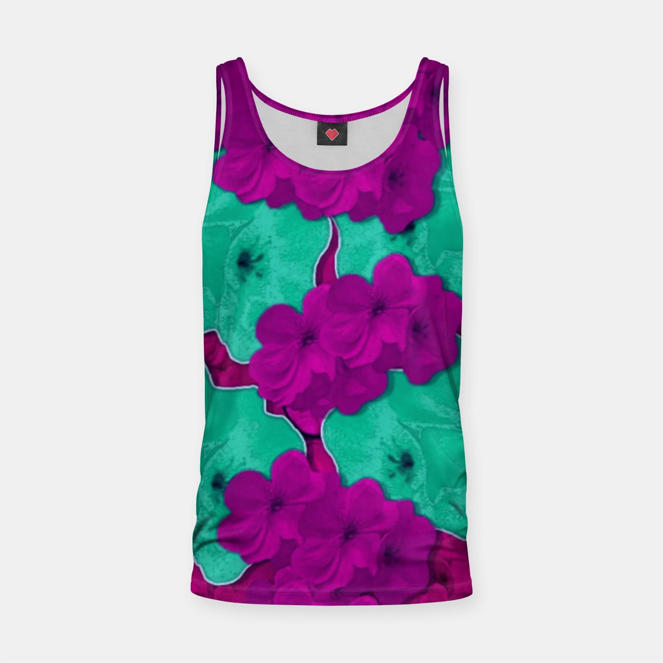 Floral and more florals popart Tank Top, Live Heroes