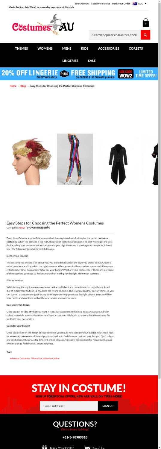 Blog - Easy Steps for Choosing the Perfect Womens Costumes