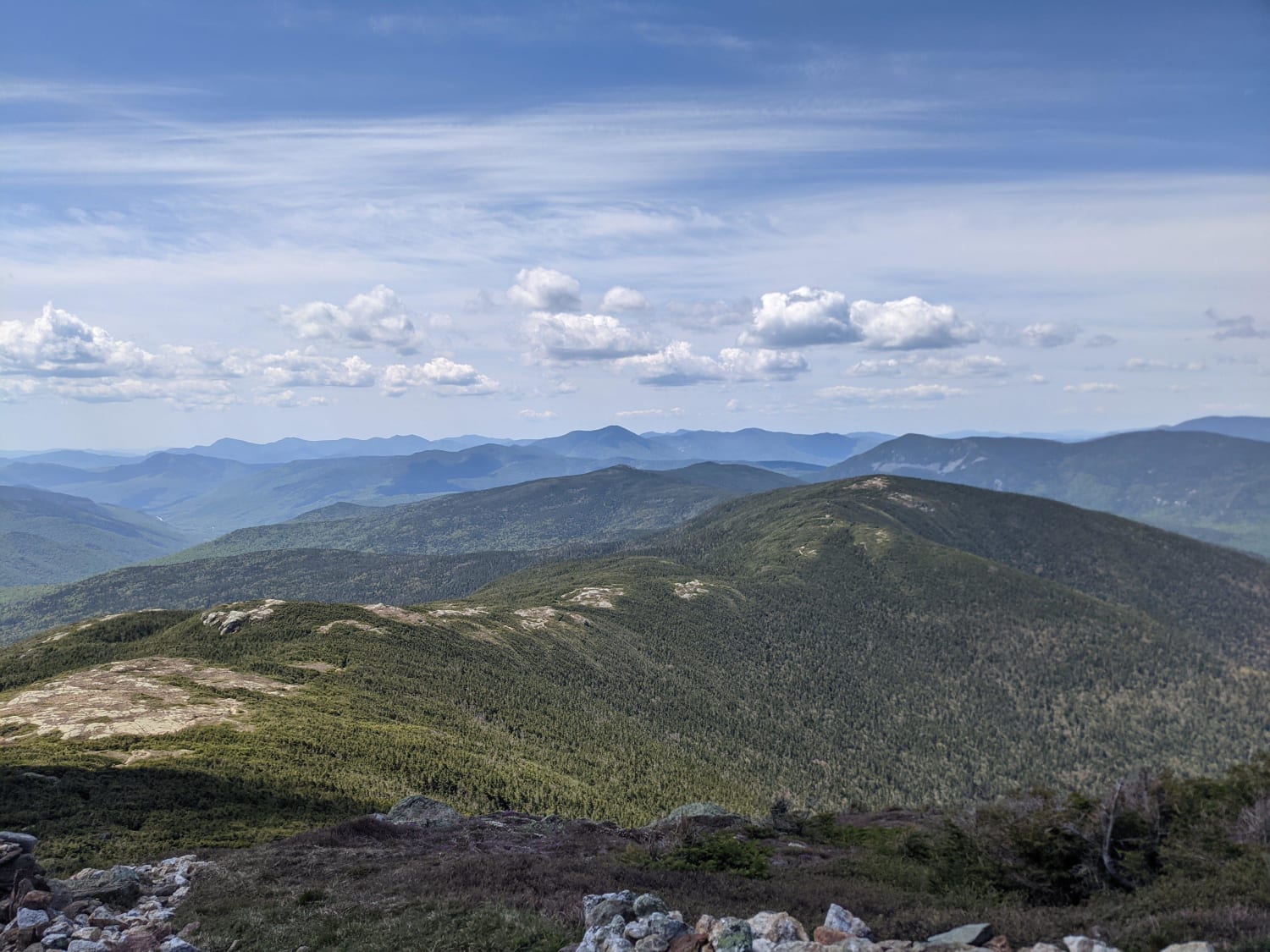Top of Mount Eisenhower, New Hampshire USA