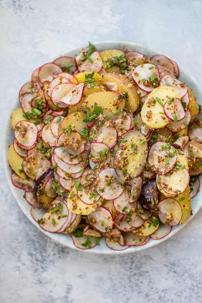 Grainy Mustard Potato Salad - Healthy Life