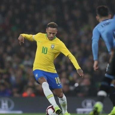 Neymar leads Brazil to a friendly win over Uruguay in London