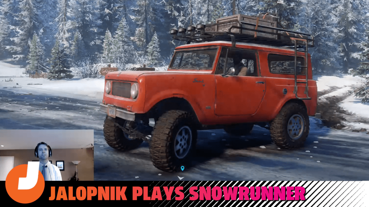 Sending It Through Snow In An IH Scout: This Week's Virtual Off-Road Adventure