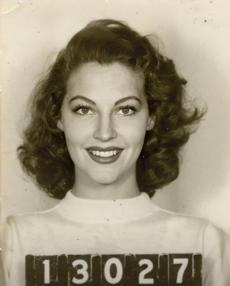 19 year old Ava Gardner photographed for her MGM employment questionnaire in 1942.