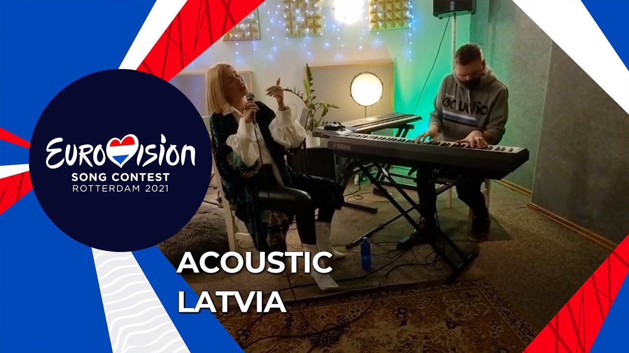 Samanta Tīna - Acoustic version of The Moon Is Rising - Latvia 🇱🇻 - Eurovision 2021