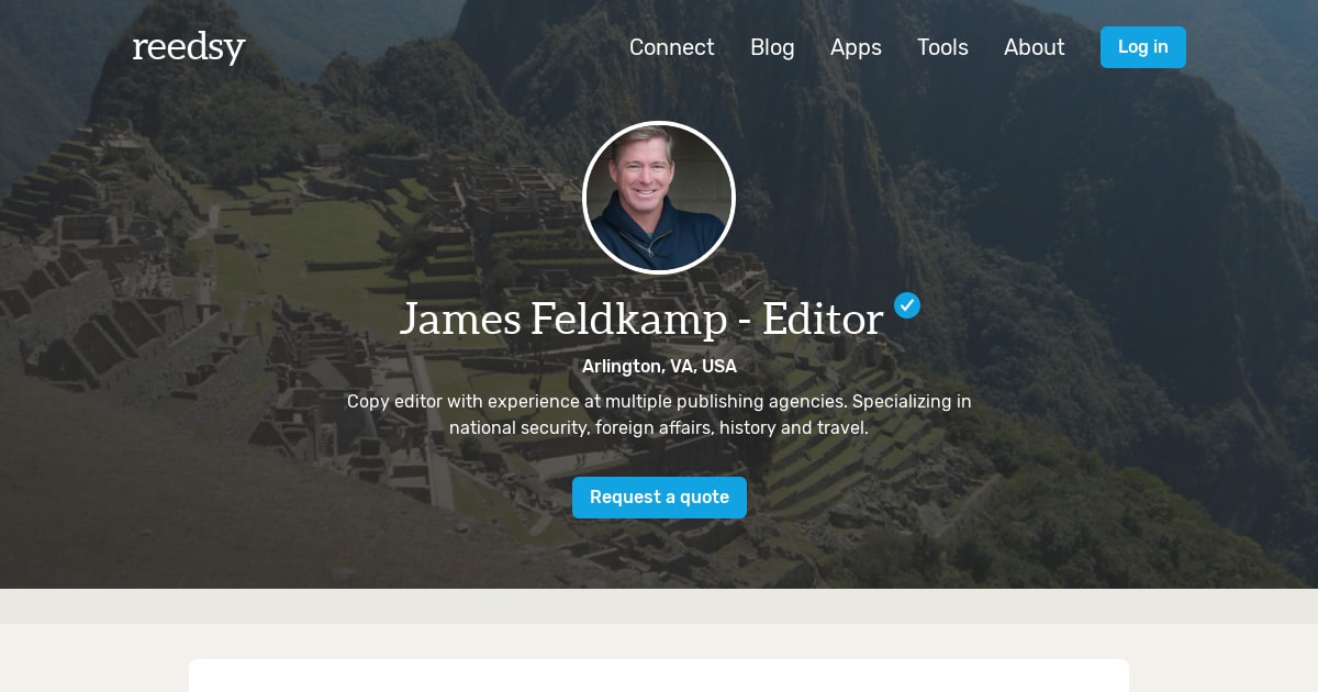 James Feldkamp - Editor