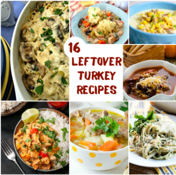 16 Leftover Turkey Recipes -