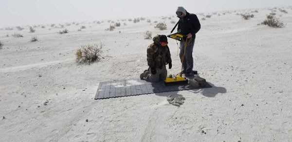 How Radar Detected Prehistoric Footprints Beneath White Sands National Monument