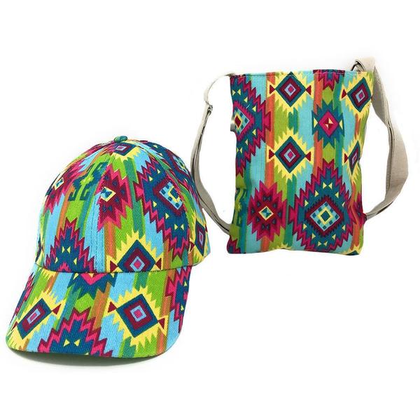Designer Cap/Hat Mini Crossbody Bag Purse Gift Set For Women Wife Mom Girlfriend