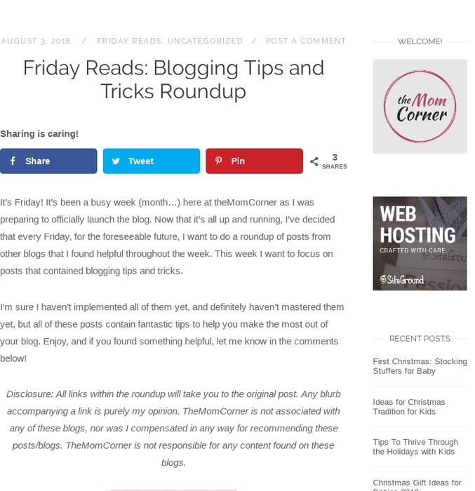 Friday Reads: Blogging Tips and Tricks Roundup