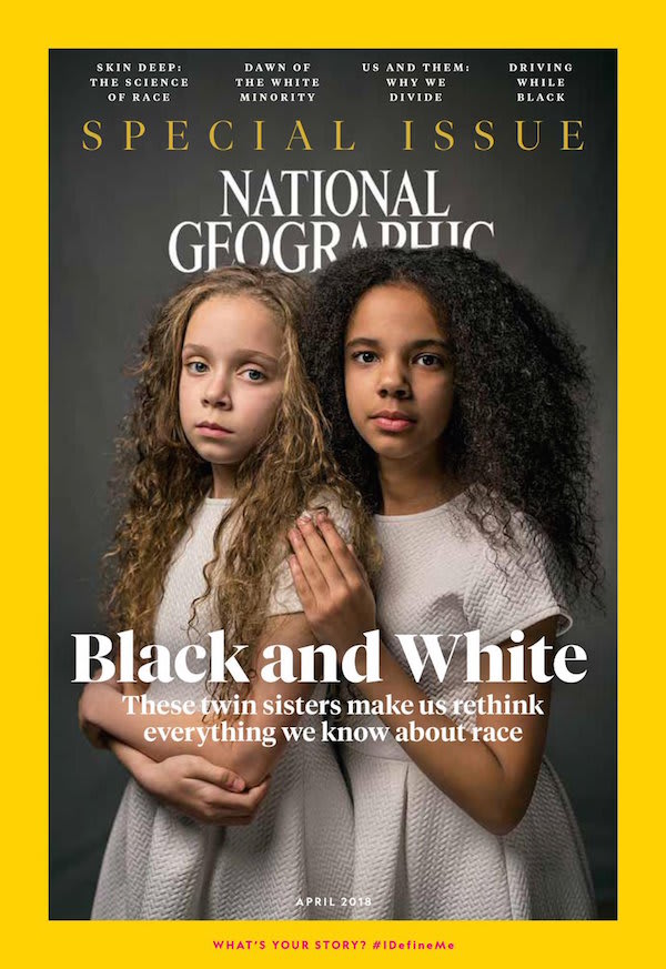 National Geographic Features Biracial Twins On Latest Cover To Confront Racism