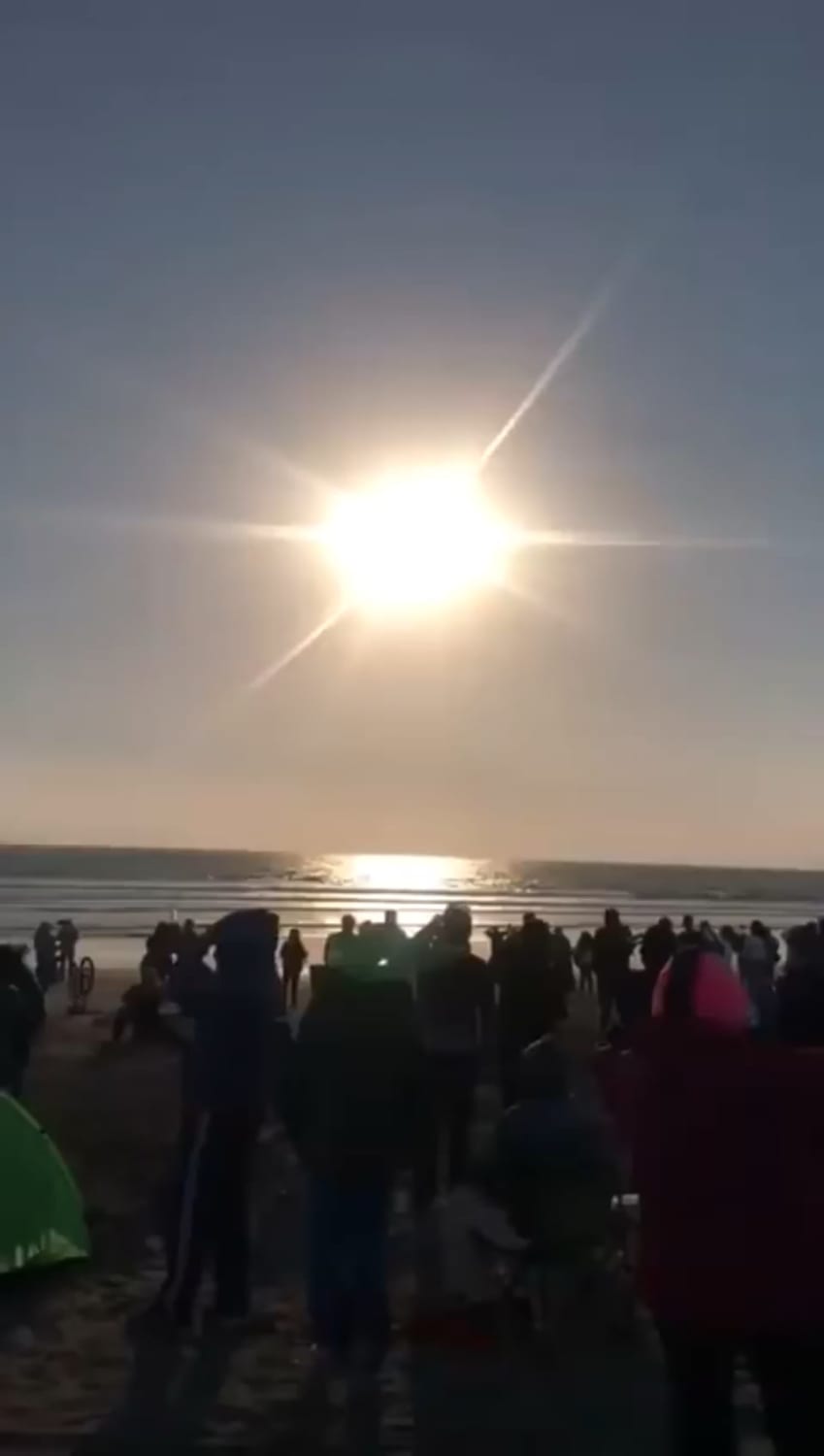 Solar eclipse in Argentina
