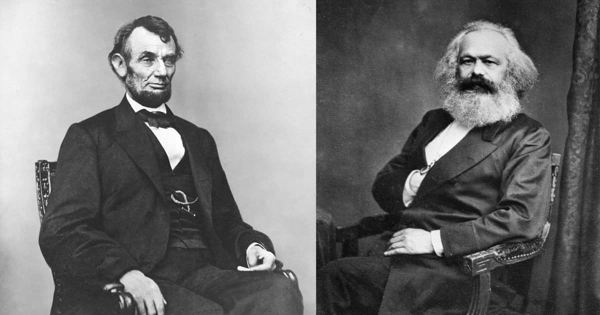 Was Lincoln Really Into Marx?
