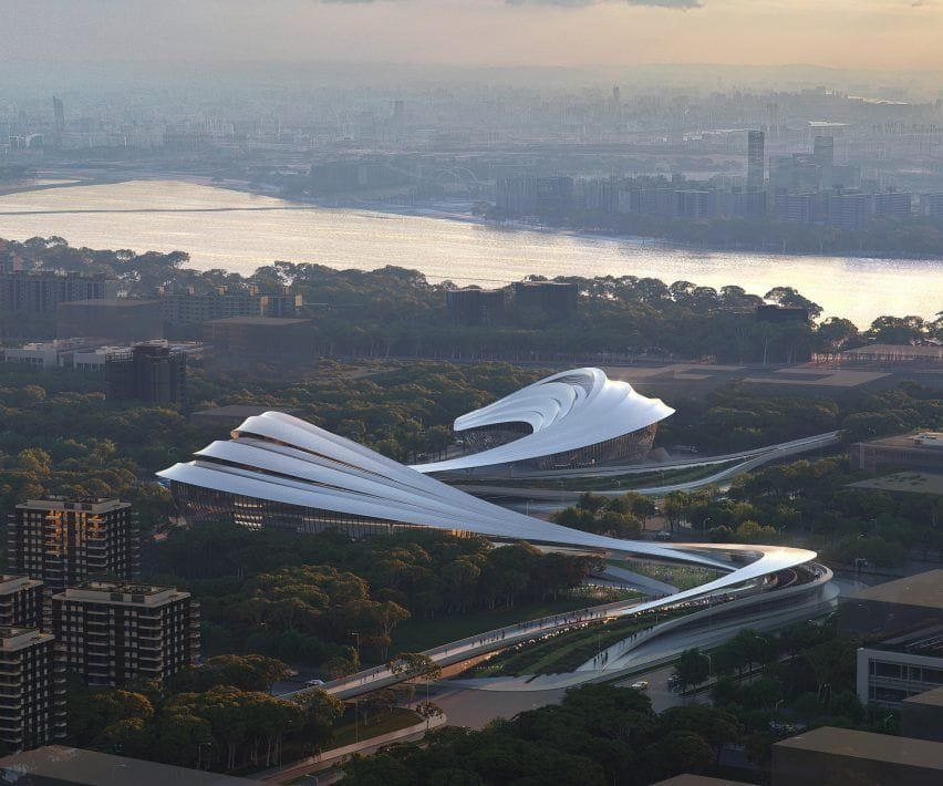 Zaha Hadid Architects designs Jinghe New City Culture & Art Centre