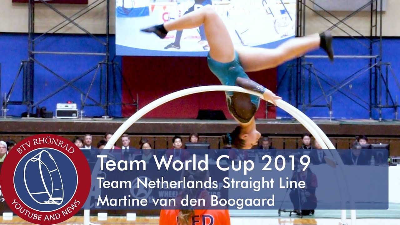 Team World Cup in Gymwheel 2019 Team Netherlands Martine van den Boogaard Straight Line
