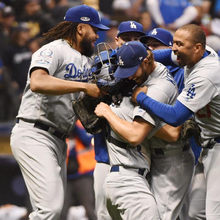 Dodgers finally take care of business to beat Brewers in Game 7, get back to World Series