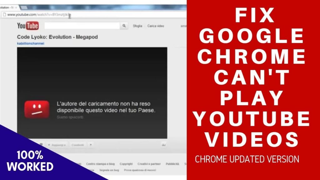 How to fix if Chrome not playing Youtube video? | +1-866-535-7333