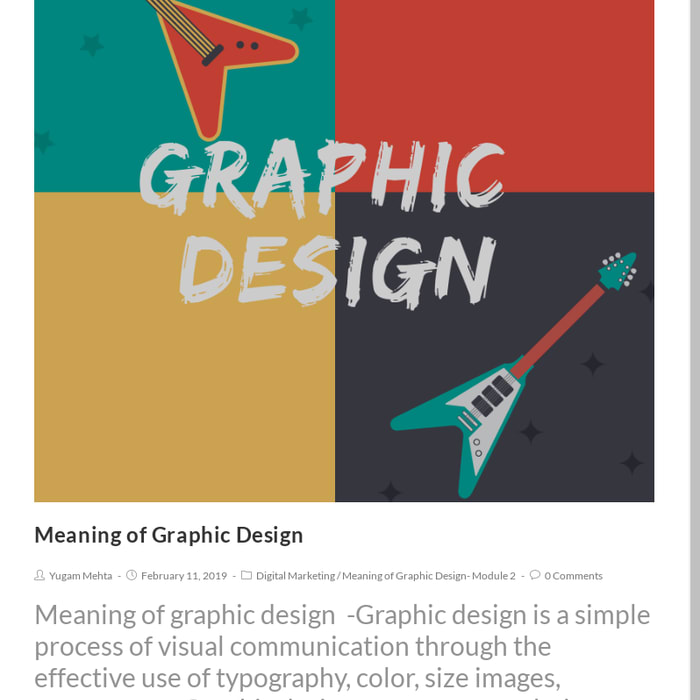 Meaning of Graphic Design- Module 2 archives