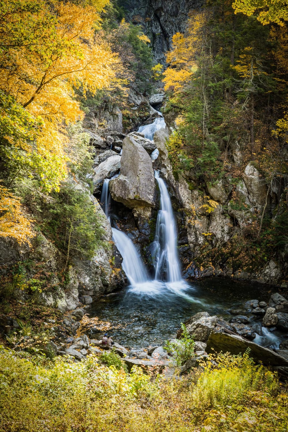Fall in the Berkshires - Bash Bish Falls, Massachusetts, New England -